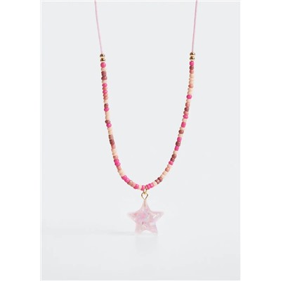 Collar abalorios estrella -  Niña | MANGO OUTLET España