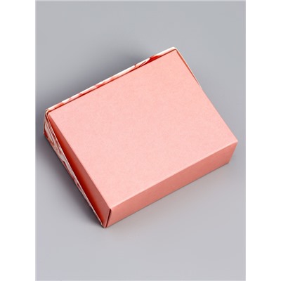 Коробка складная "Пионы" 10 х 8 х 3.5 см