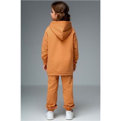 Костюм для девочки оверсайз из футера трехнитки Happyfox