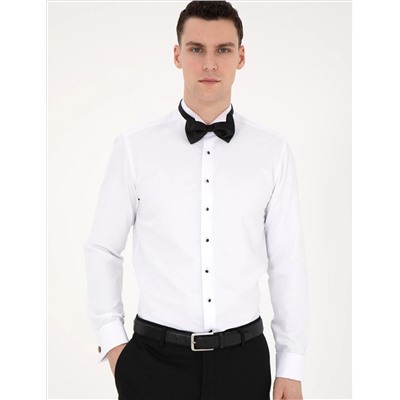 Рубашка для смокинга с белым Slim Fit