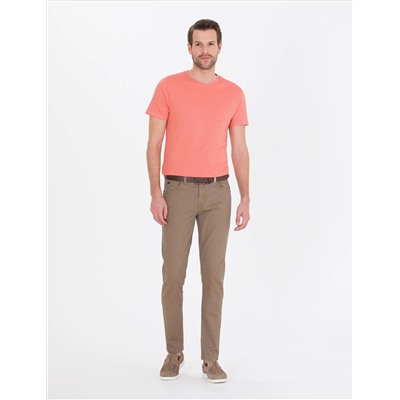 Pink Slim Fit Basic T -For