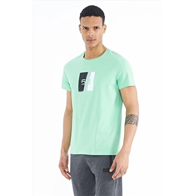 Мужская футболка Frank Water Green Standard Fit — 88219 A11ER-88219