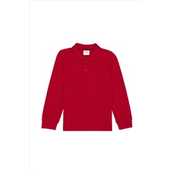 Boy Red Basic Polo Yaka Swhothirt Surprise Discount в корзине