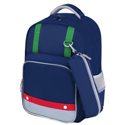Рюкзак BRAUBERG KIDS MODE с пеналом в комплекте, 1 отделение, "Color mood", 39х28x15 см, 273126