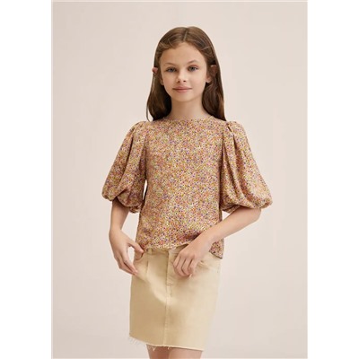 Blusa estampado floral -  Niña | MANGO OUTLET España