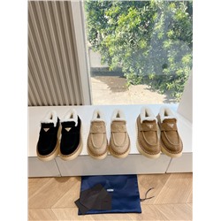 Лоферы зимние prada
