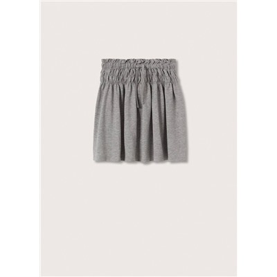 Falda cintura fruncida -  Niña | MANGO OUTLET España