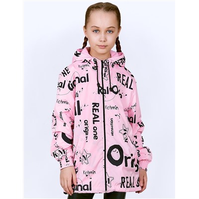 Ветровка ДЕМИ подростковая цв.REAL ONE Розовый