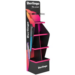 Стойка демонстрационная Berlingo, картон, 3 крючка 400*2000*400