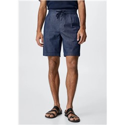 Bermudas denim cordón -  Hombre | MANGO OUTLET España