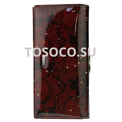81226 a red  кошелек натуральная кожа и экокожа 9х19х2