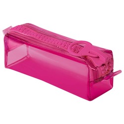 Пенал BRAUBERG с объемной "тракторной" молнией, 1 отделение, ПВХ, 22х8х6,5 см, "Ultra pink", 272340