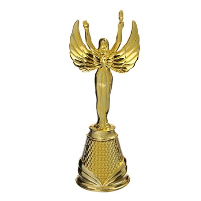 Кубок наградная фигура Ника «Самая лучшая жена», пластик, золото, 19.5×7.3 см