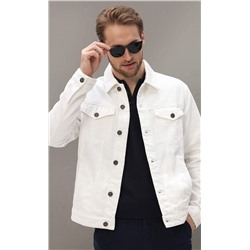Куртка джинс F411-1257 white