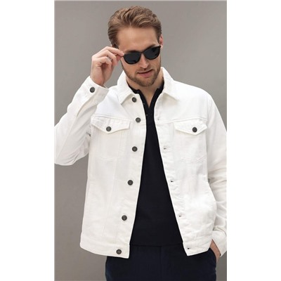 Куртка джинс F411-1257 white