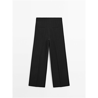 Pantalón traje raya diplomática pinzas