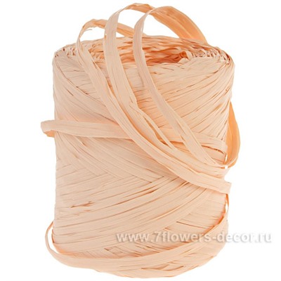 Рафия искусственная "Corde Peach", 10 ммх200 м