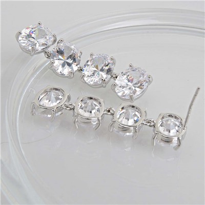 Серьги длинные на гвоздиках арт. 13 3740 (id 277077)