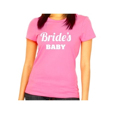 Футболка розовая "Brides Baby"
