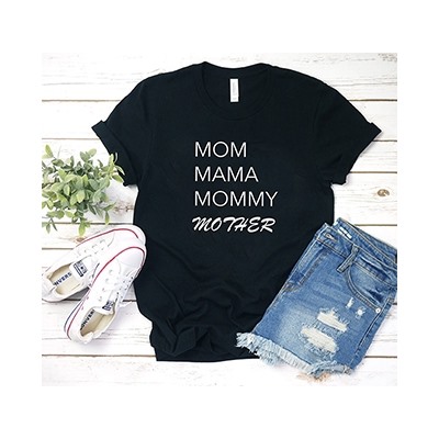 Футболка "Mom Mama Mommy Mother" alex