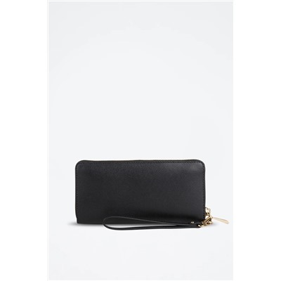 Cartera de piel - Negro