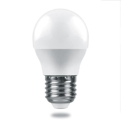 Нарушена упаковка!   Светодиодная лампа E27 7.5W 2700K (теплый) G45 Feron LB-1407 (38074)