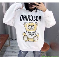 Женская толстовка худи Moschin*o ❤️  Реплика 1:1