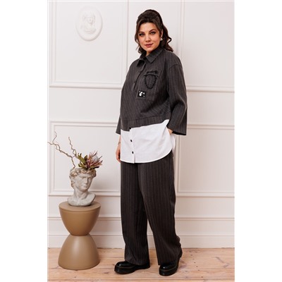 Romanovich Style 2-2554 графит, Брюки, Блуза