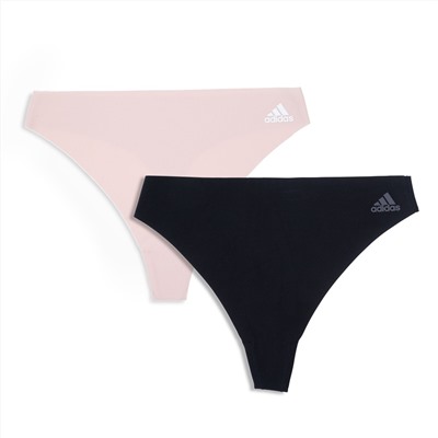 Tanga Micro Free Cut (x2) - negro y beige