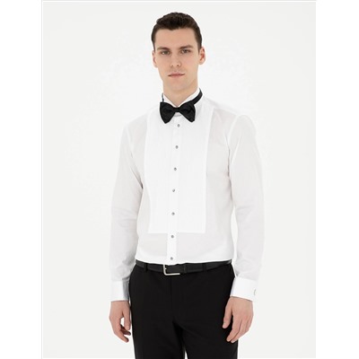 Рубашка для смокинга с белым Slim Fit
