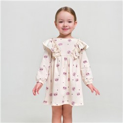 Платье детское KAFTAN Dream, размер 32 (110-116 см), бежевое
