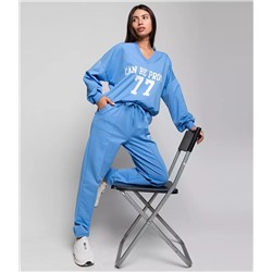 Спортивный костюм #ОБШ1885, голубой