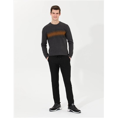 Антрацит меландж Slim Fit Bike Towerwear свитер