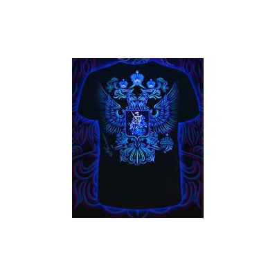 Футболка "Герб России" флюор арт.14-1607