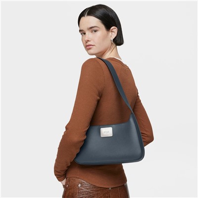 Bolso de hombro Lucia - gris oscuro
