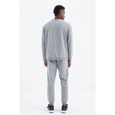 Базовый мужской спортивный костюм Keith Grey Melange — 85231 8612