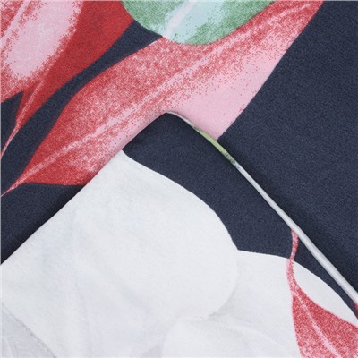 Постельное бельё Экономь и Я евро Magical tropics 200*215см,200*215см,50*70см-2 шт, полисатин, 80 г/м²