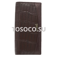 341-6061-12 coffee кошелек Fani натуральная кожа и экокожа 9x19x2