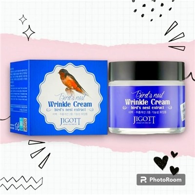 JIGOTT. Крем антивозрастной ЛАСТОЧКИНО ГНЕЗДО BIRD'S NEST WRINKLE CREAM, 70 мл