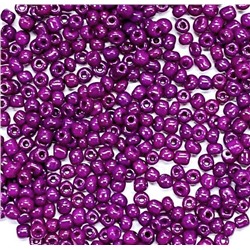 Бисер G крупный 6/0 матовый/ цв.сливовый K07/ уп.450г/ фас.1уп.