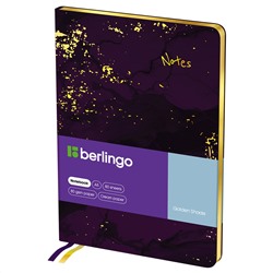 Записная книжка А5 80л., кожзам, Berlingo "Golden Shade", с рисунком