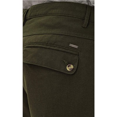 Брюки лен P111-0853 khaki