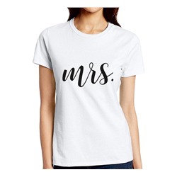Футболка "Mrs" надпись