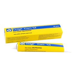 DOLGIT krem %5 50 gr krem (обезболивающий гель для втираний в коду в области суставов)