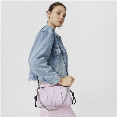 Bolso bandolera Tous Soft - cuero - lila