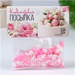 Кондитерская посыпка «Нежность», микс № 1, 20 г