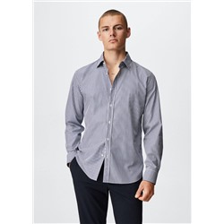 Camisa slim fit rayas -  Hombre | MANGO OUTLET España