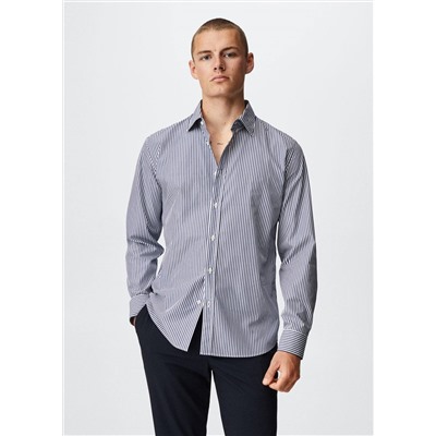 Camisa slim fit rayas -  Hombre | MANGO OUTLET España