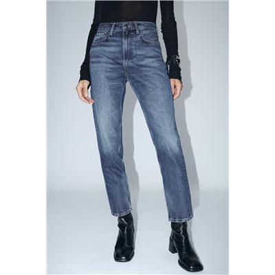 JEANS ZW COLLECTION RECTOS CROPPED TIRO MEDIO