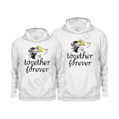 Свадебные толстовки "Together forever "